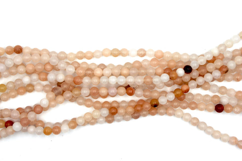 Pink Aventurine Gemstone Beads, 6mm, Round